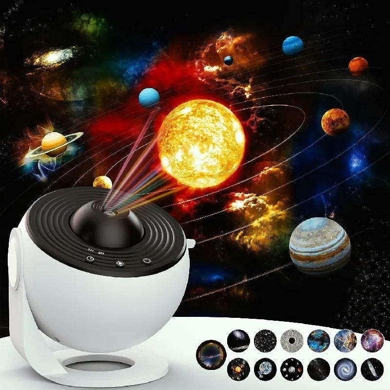 Projetor de Céu 360° - Rotação Planetária - Produto Inovador.
