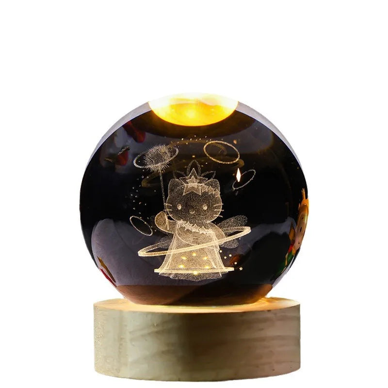 Bola de Cristal 3d - Imperdível Ornamento.
