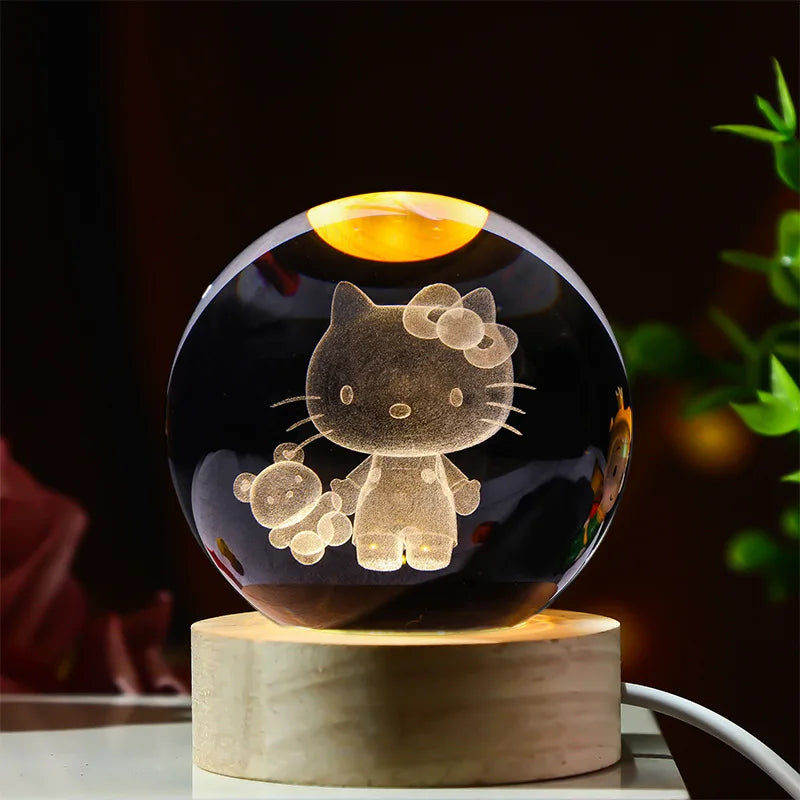 Bola de Cristal 3d - Imperdível Ornamento.