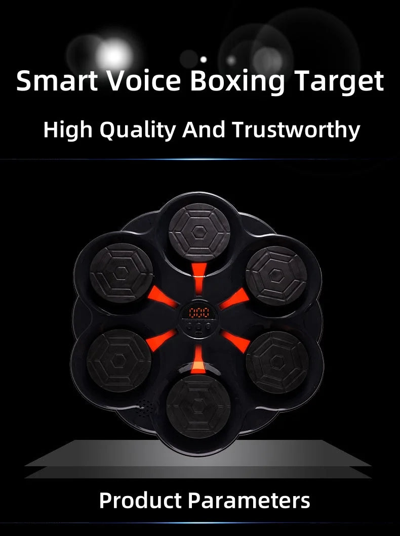 Boxe Alvo Inteligente Bluetooth - Com Música