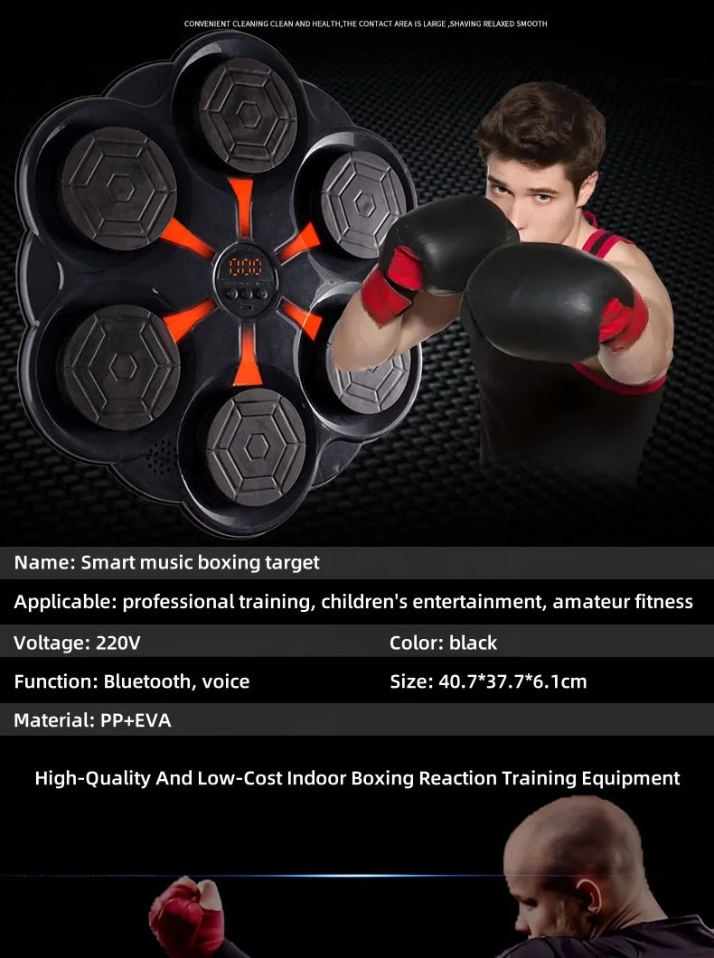 Boxe Alvo Inteligente Bluetooth - Com Música