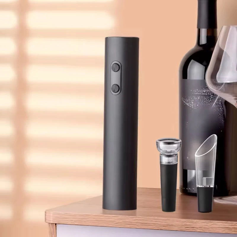 Conjunto Automático Elétrico de Abridor de Vinho - Pessoas Estilosas.