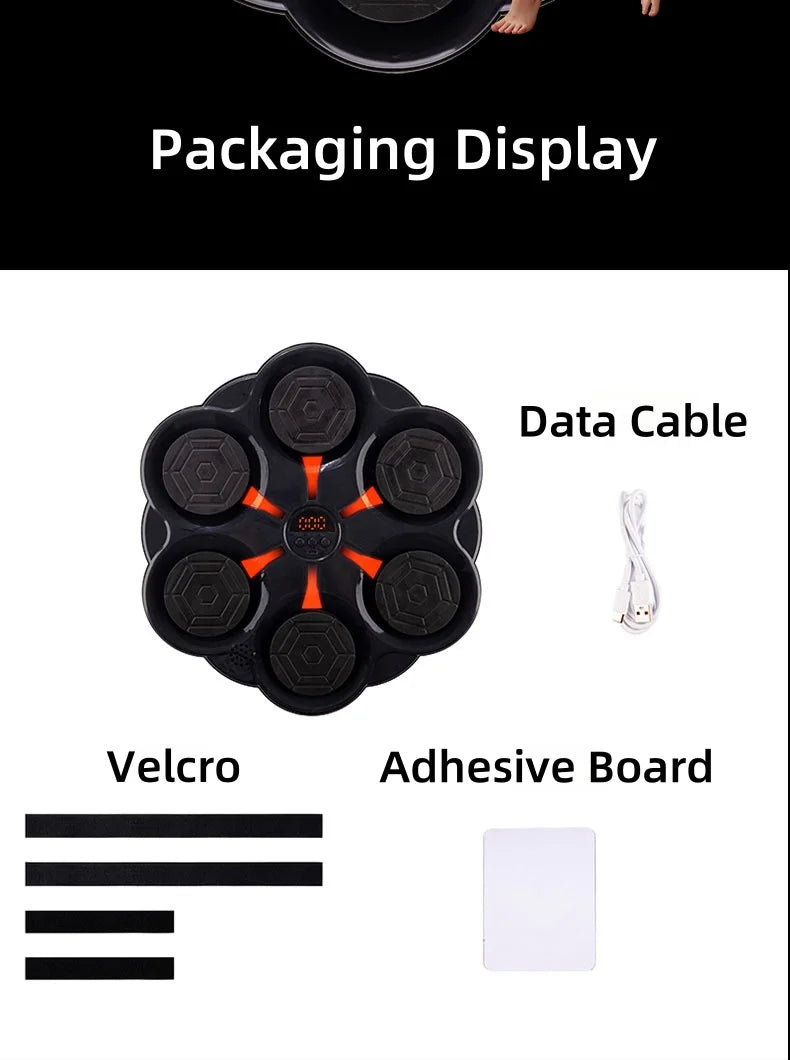 Boxe Alvo Inteligente Bluetooth - Com Música