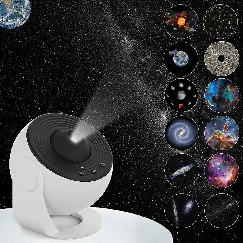 Projetor de Céu 360° - Rotação Planetária - Produto Inovador.
