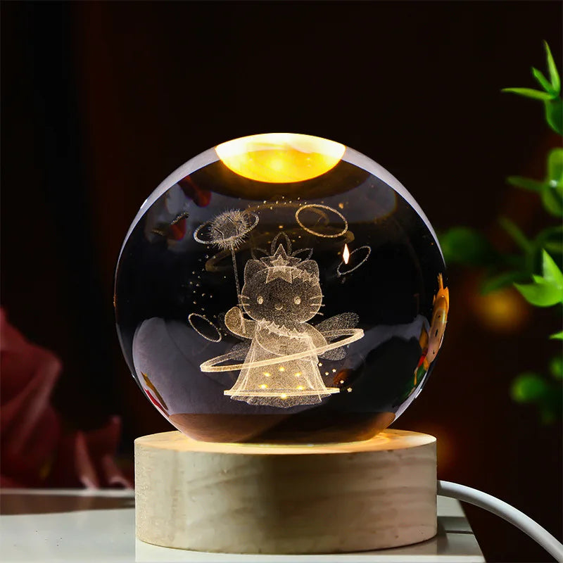 Bola de Cristal 3d - Imperdível Ornamento.