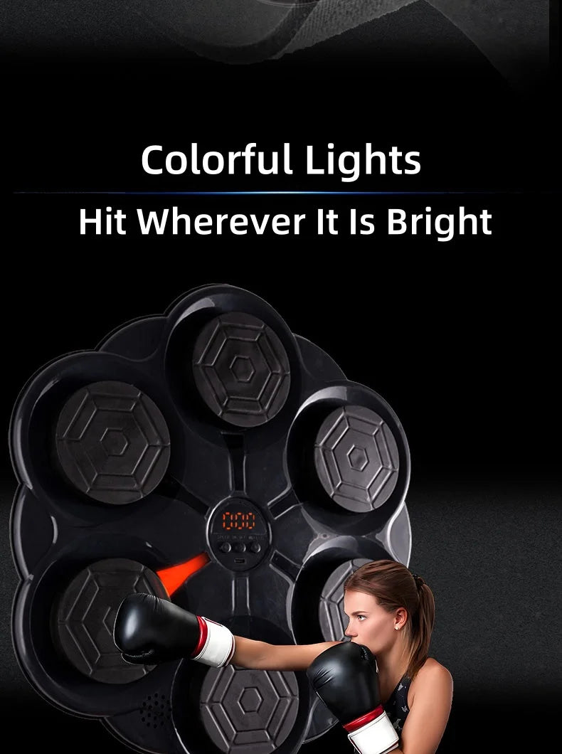 Boxe Alvo Inteligente Bluetooth - Com Música
