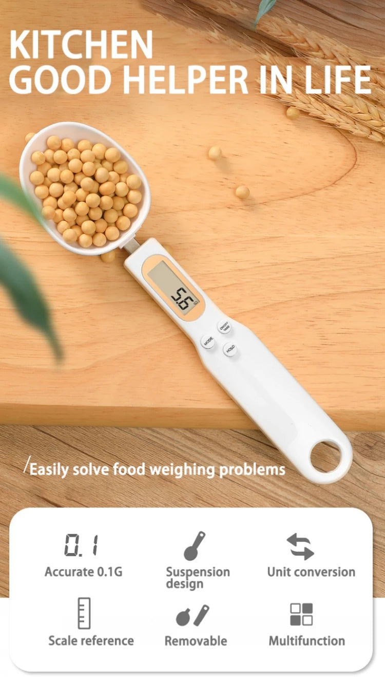 Colher com Balança de Pesagem - Produto Inovador.