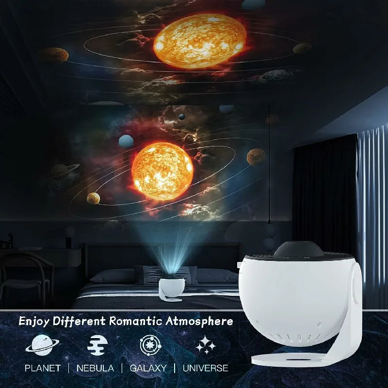 Projetor de Céu 360° - Rotação Planetária - Produto Inovador.