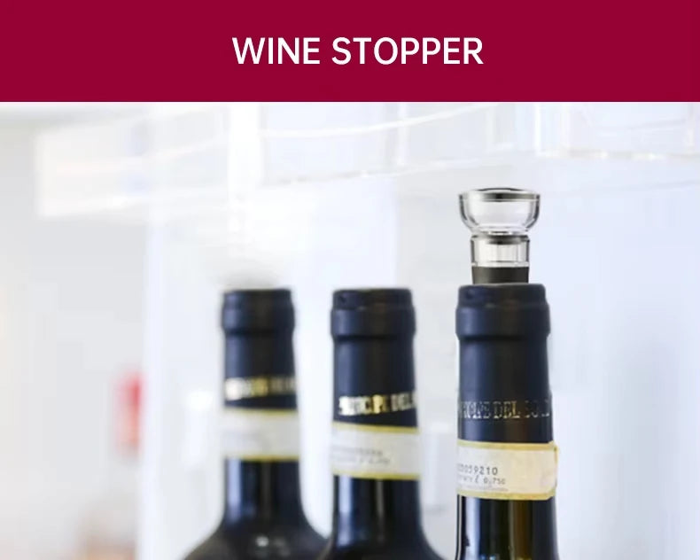 Conjunto Automático Elétrico de Abridor de Vinho - Pessoas Estilosas.