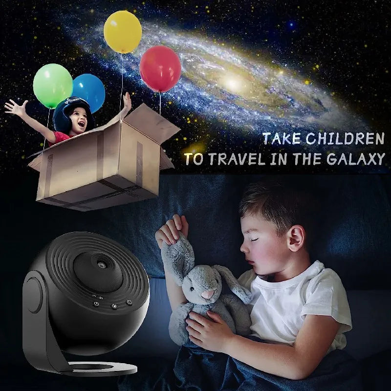 Projetor de Céu 360° - Rotação Planetária - Produto Inovador.